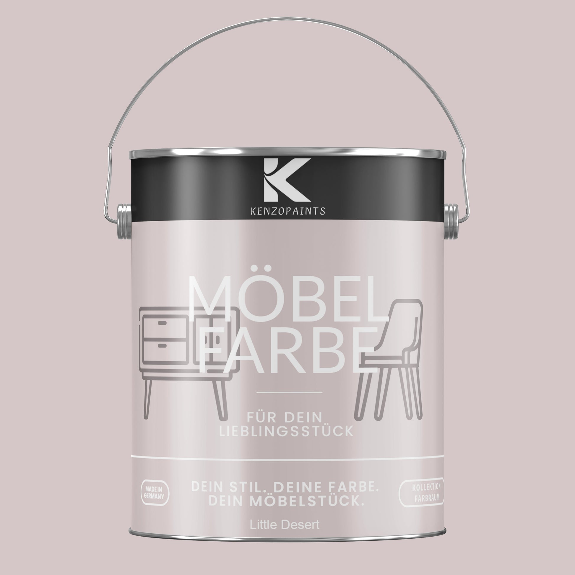 Kenzopaints Möbelfarbe Möbellack Buntlack Farbraum - 2,5Liter - Farbmanufaktur Contura Berkemeier - Farbmanufaktur Contura Berkemeier