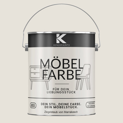 Kenzopaints Möbelfarbe Möbellack Buntlack - 2,5Liter - Farbmanufaktur Contura Berkemeier - Farbmanufaktur Contura Berkemeier