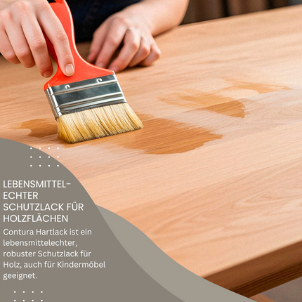 Contura Hartlack Tischplattenlack lebensmittelecht Klarlack Tischplatte Holzlack Lack - Farbmanufaktur Contura Berkemeier - Farbmanufaktur Contura Berkemeier