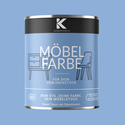 Kenzopaints Möbelfarbe Möbellack Buntlack - 2,5Liter - Farbmanufaktur Contura Berkemeier - Farbmanufaktur Contura Berkemeier