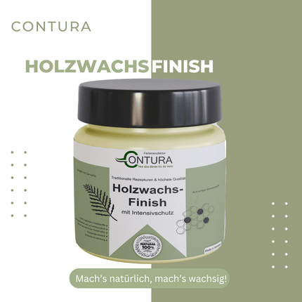 Contura Premium Holzwachs -Finish- Möbelwachs Bohnerwachs Wachs - Farbmanufaktur Contura Berkemeier - Farbmanufaktur Contura Berkemeier
