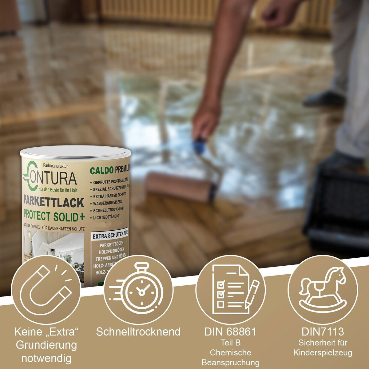 Contura Premium Protect Parkettlack Treppenlack Dielenlack Fußbodenlack