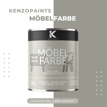 Kenzopaints Möbelfarbe Möbellack Buntlack - 2,5Liter - Farbmanufaktur Contura Berkemeier - Farbmanufaktur Contura Berkemeier
