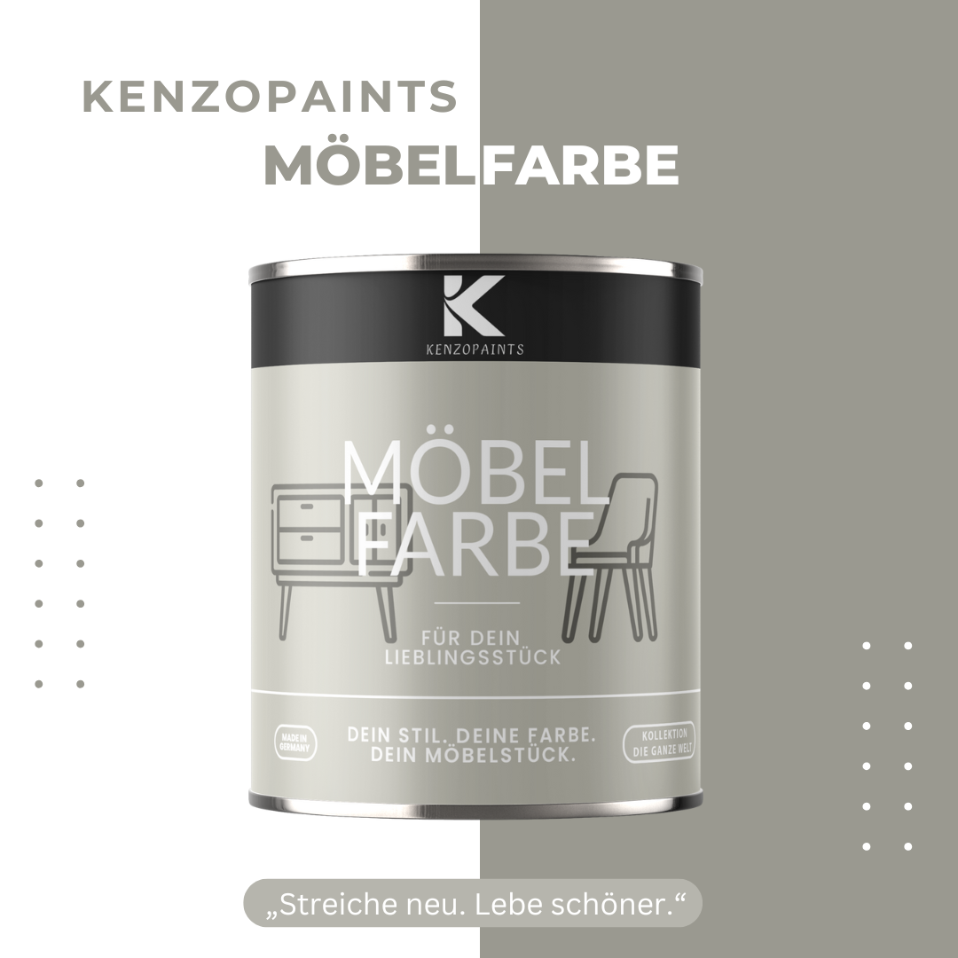 Kenzopaints Möbelfarbe Möbellack Buntlack - 2,5Liter - Farbmanufaktur Contura Berkemeier - Farbmanufaktur Contura Berkemeier