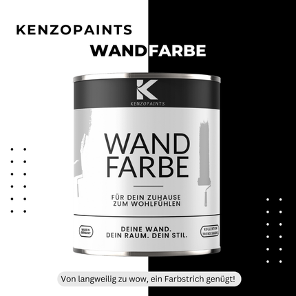 Kenzopaints Wandfarbe Innenwandfarbe Designfarbe - 10Liter - Farbmanufaktur Contura Berkemeier - Farbmanufaktur Contura Berkemeier