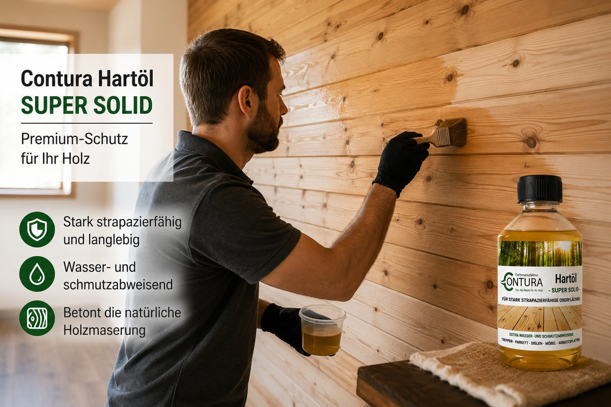 Contura Premium Arbeitsplattenöl Hartöl Holzöl Holzschutz Möbelöl Pflegeöl - Farbmanufaktur Contura Berkemeier - Farbmanufaktur Contura Berkemeier