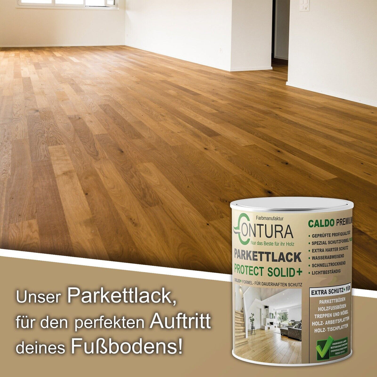 Contura Premium Protect Parkettlack Treppenlack Dielenlack Fußbodenlack