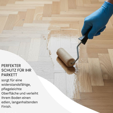 RABE Parkettlack Treppenlack Duralin HD11 Klarlack Hochleistungs Lack 2in1 für Holzboden - Farbmanufaktur Contura Berkemeier - Farbmanufaktur Contura Berkemeier