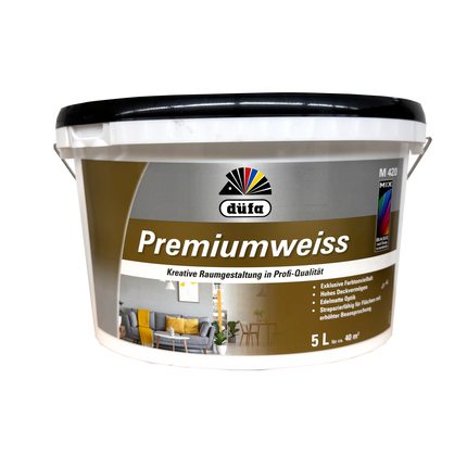 DÜFA Wandfarbe Premiumweiss MIX Wunschfarbton Innenfarbe - Farbmanufaktur Contura Berkemeier - Farbmanufaktur Contura Berkemeier