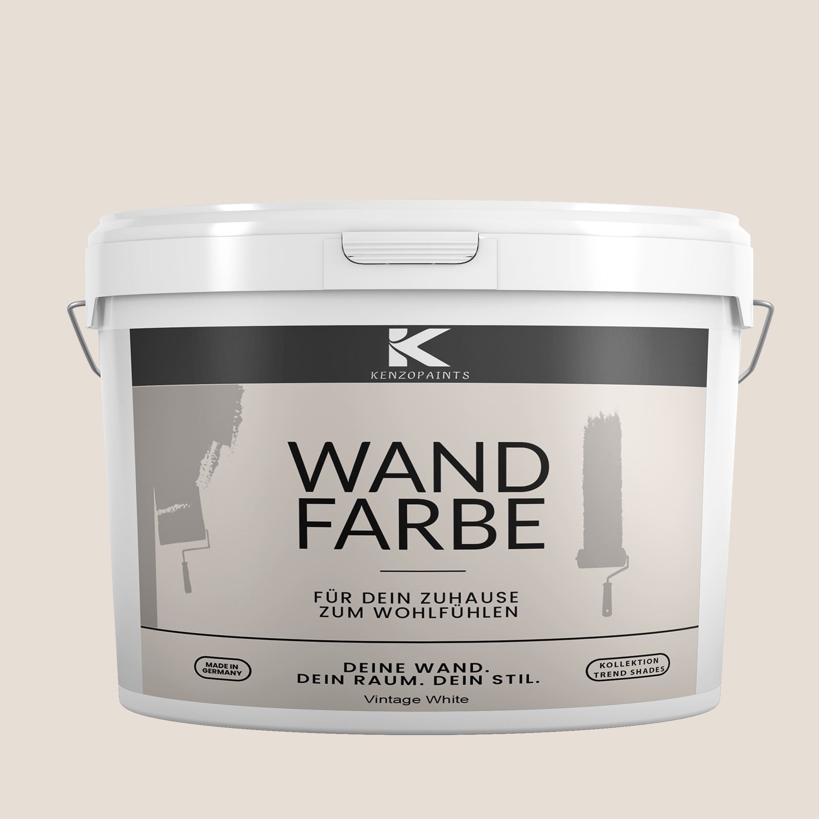 Kenzopaints Wandfarbe Innenwandfarbe Designfarbe - 10Liter - Farbmanufaktur Contura Berkemeier - Farbmanufaktur Contura Berkemeier