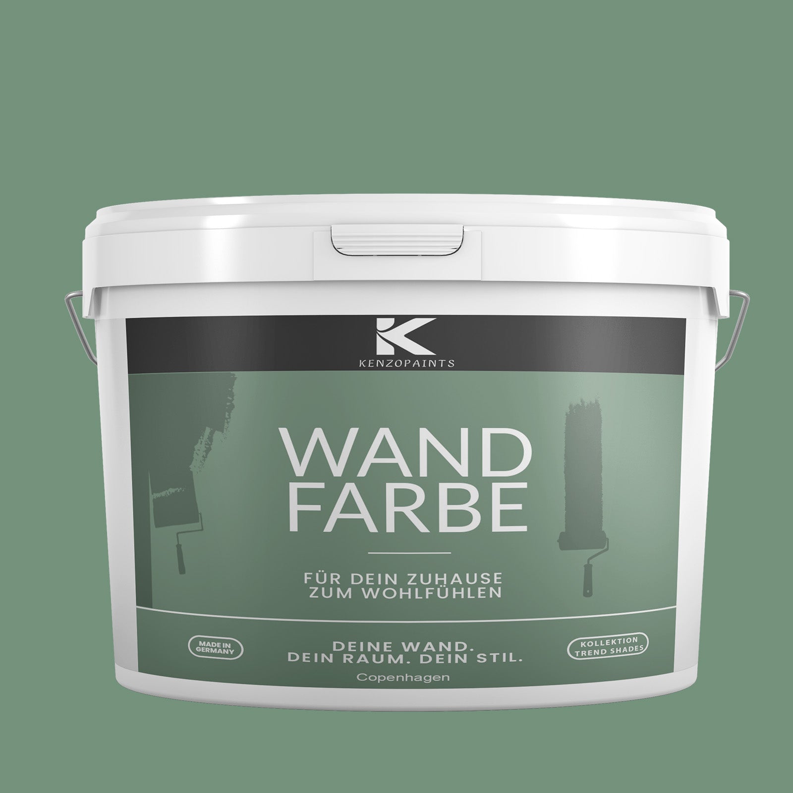 Kenzopaints Wandfarbe Innenwandfarbe Designfarbe - 10Liter - Farbmanufaktur Contura Berkemeier - Farbmanufaktur Contura Berkemeier