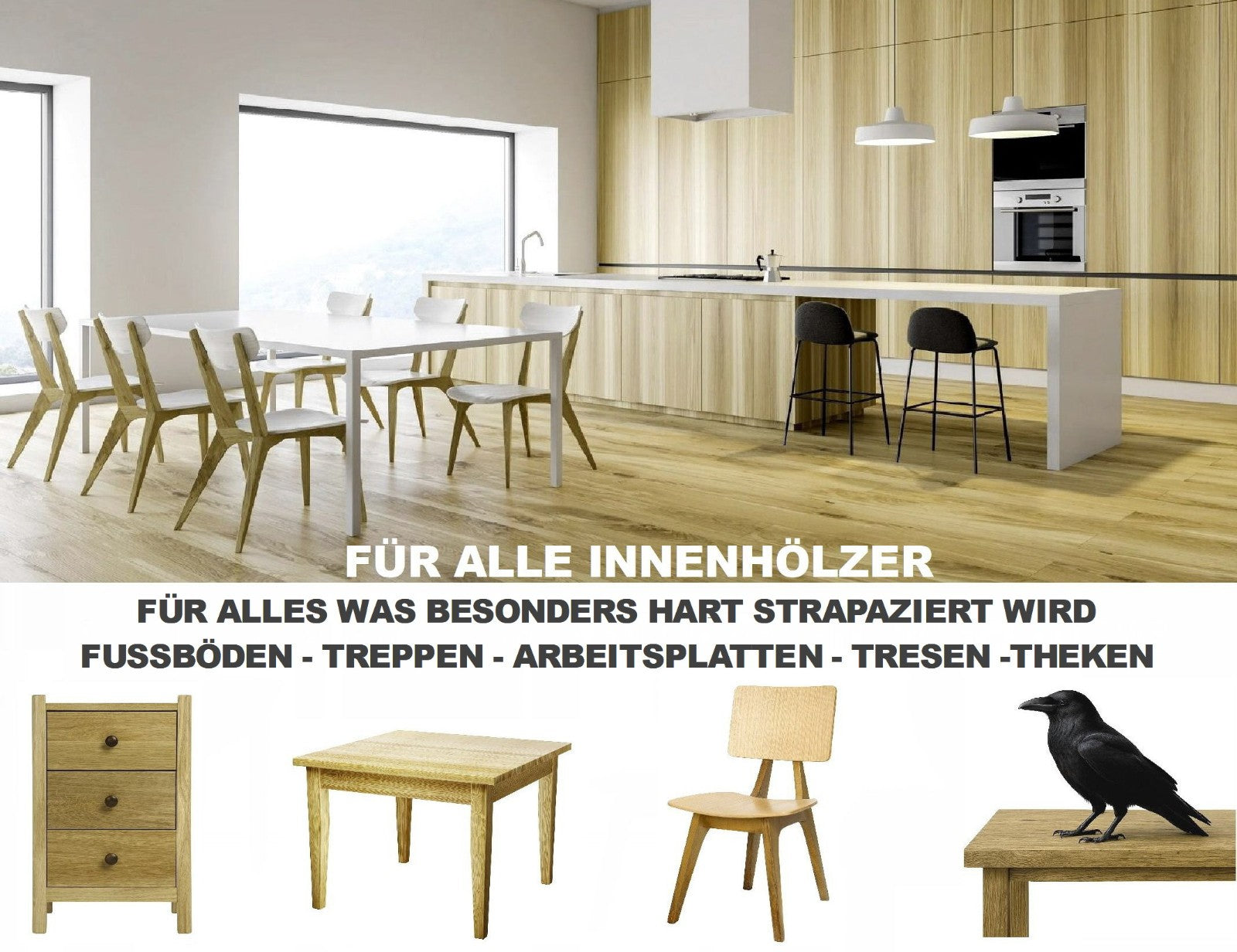RABE Tisch und Möbel Pflegeöl Spray Holzöl Möbelpflege Massivholz Eiche Buche Öl - Farbmanufaktur Contura Berkemeier - Farbmanufaktur Contura Berkemeier