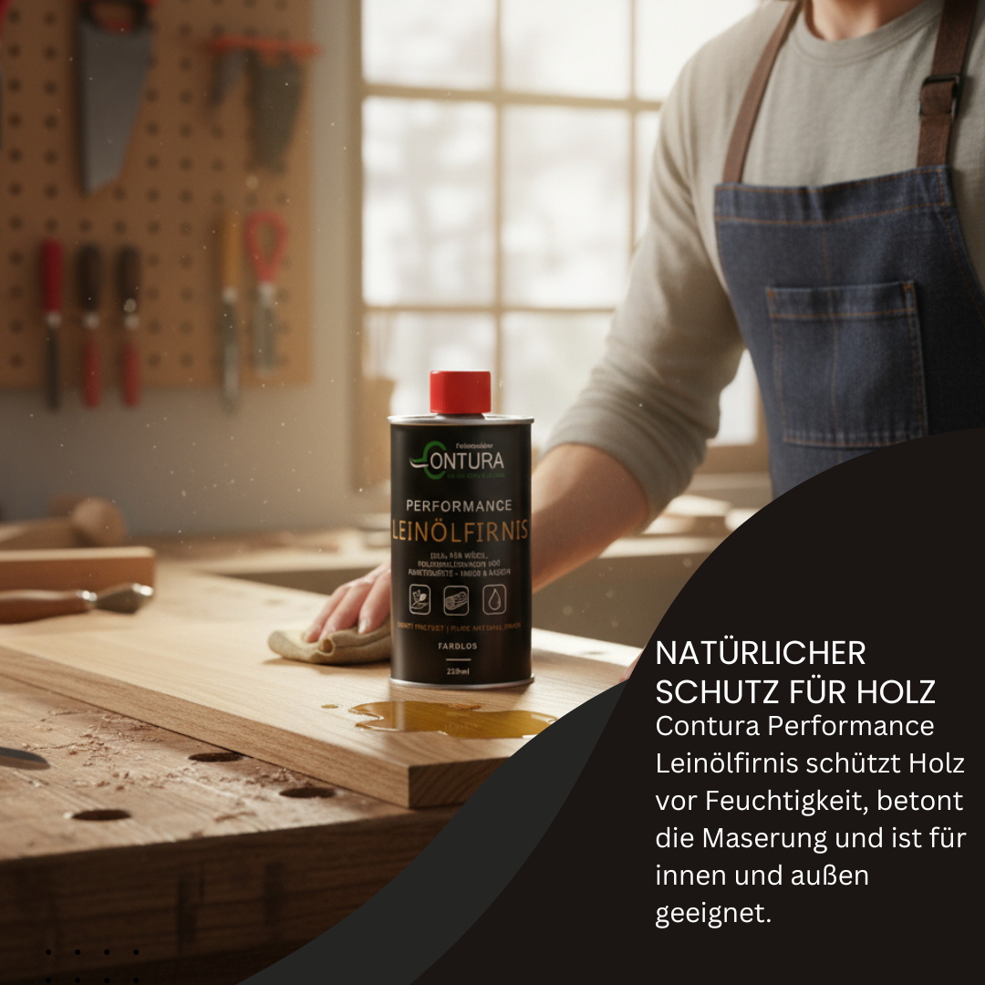 Contura Performance Leinöl für Möbel Böden Innen und Außen - Farbmanufaktur Contura Berkemeier - Farbmanufaktur Contura Berkemeier