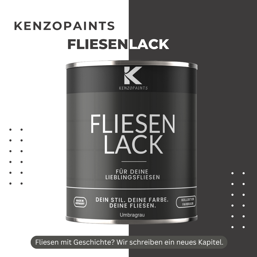 Kenzopaints Fliesenlack Fliesenfarbe - 2,5Liter - Farbmanufaktur Contura Berkemeier - Farbmanufaktur Contura Berkemeier