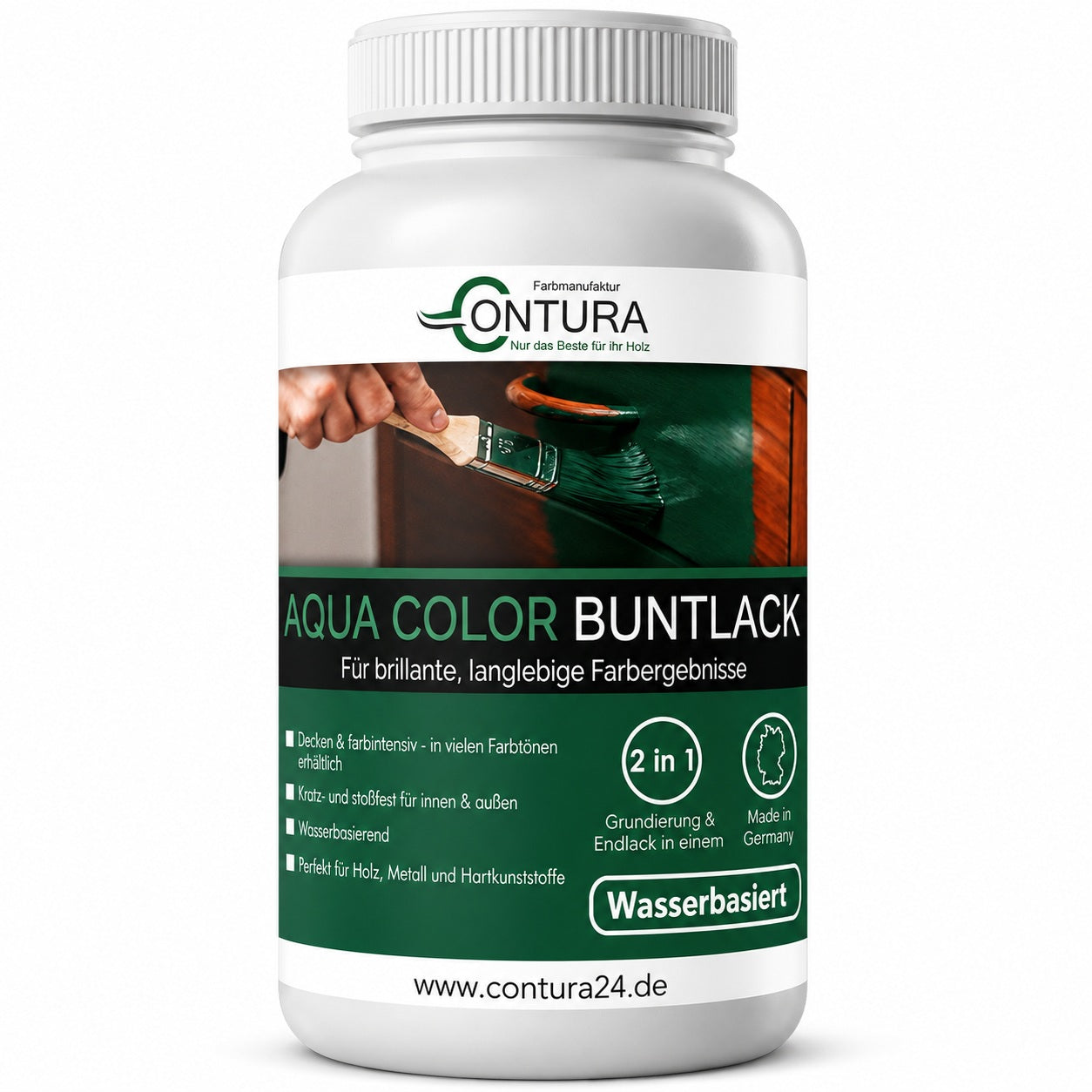Contura Buntlack ++Wunschfarbton++ Holzlack Möbellack Innen und Außen Metallack Lackfarbe