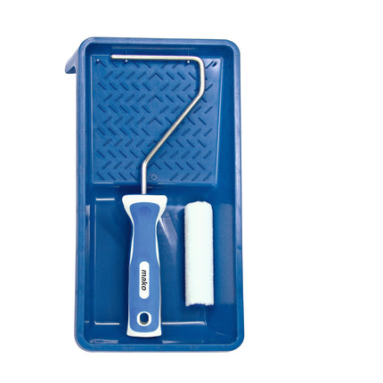 Mako Premium Lackroller-Set 10cm Farbwanne+Bügel+Rolle - Farbmanufaktur Contura Berkemeier - Mako