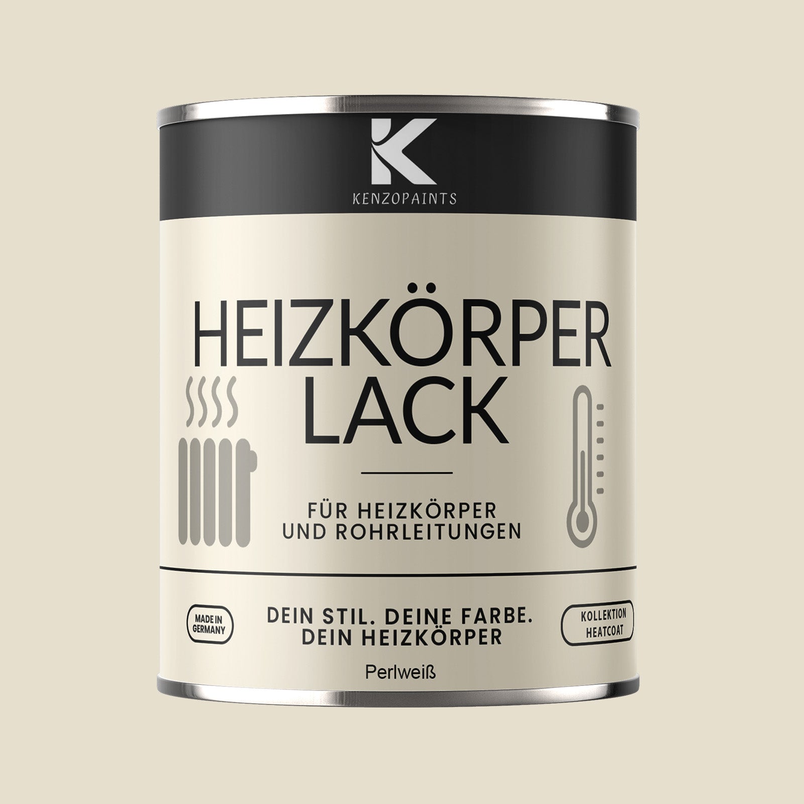 Kenzopaints Heizkörperlack Heizungslack - 750ml - Farbmanufaktur Contura Berkemeier - Farbmanufaktur Contura Berkemeier