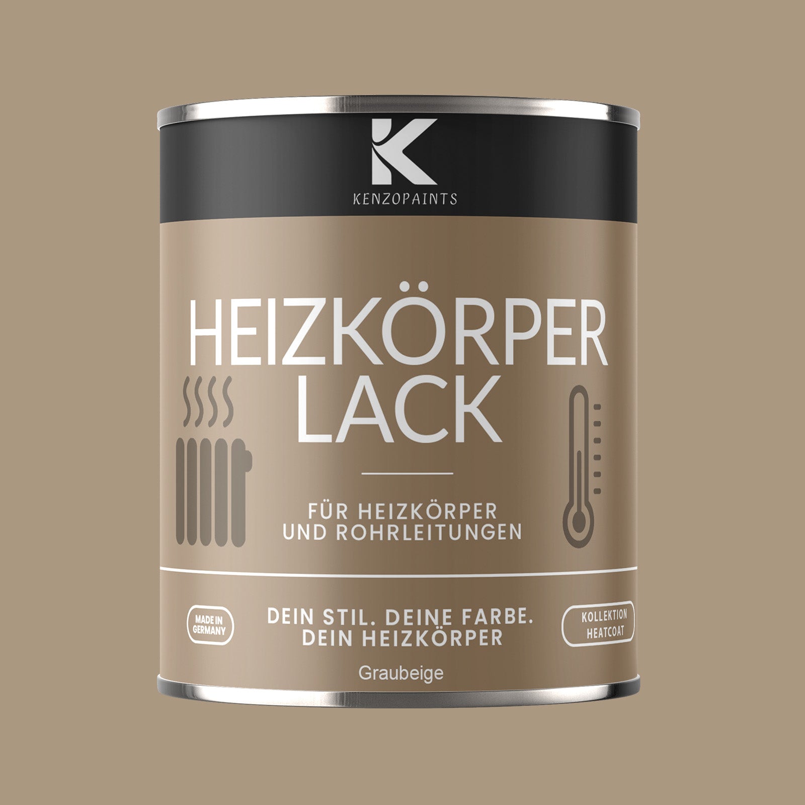 Kenzopaints Heizkörperlack Heizungslack - 750ml - Farbmanufaktur Contura Berkemeier - Farbmanufaktur Contura Berkemeier