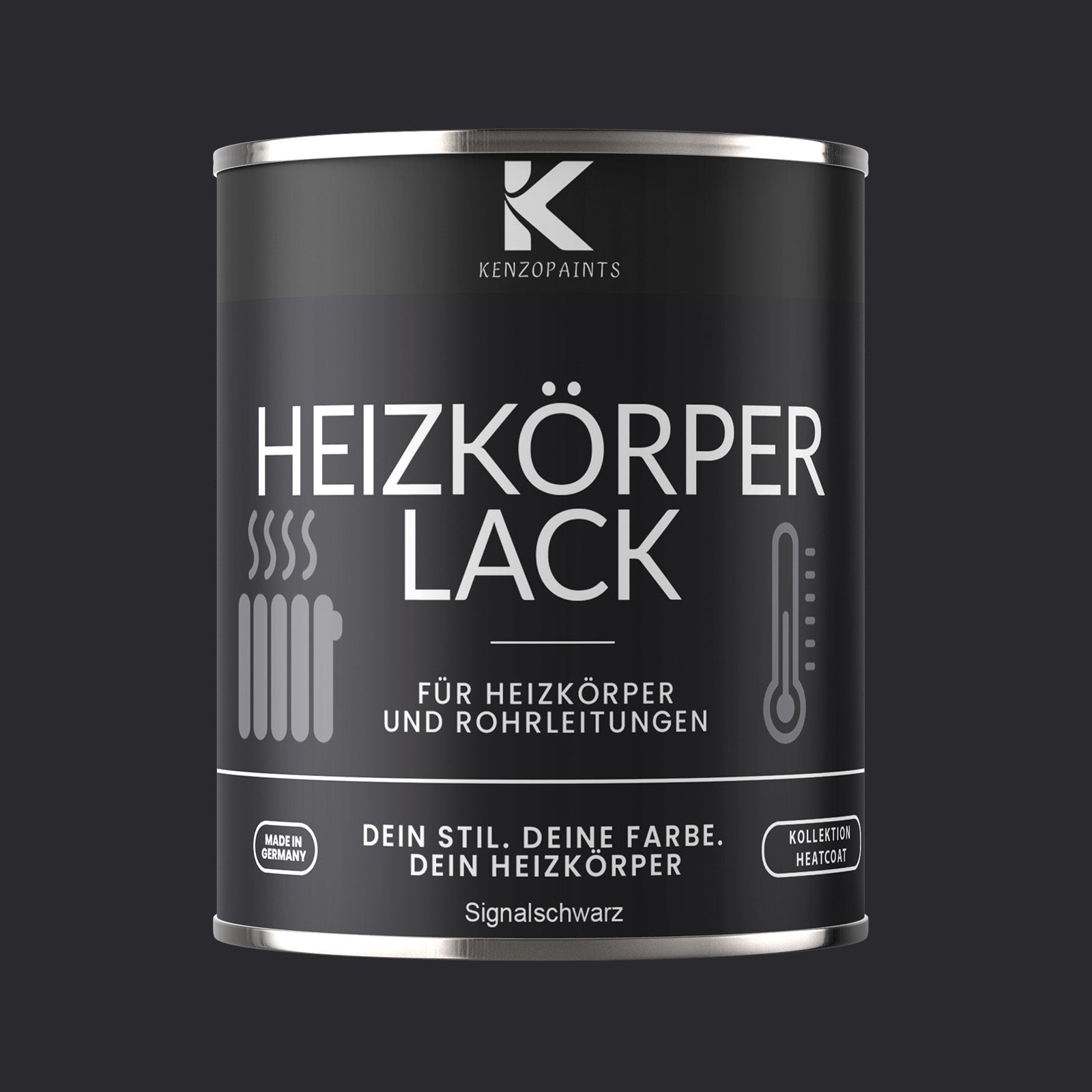 Kenzopaints Heizkörperlack Heizungslack - 750ml - Farbmanufaktur Contura Berkemeier - Farbmanufaktur Contura Berkemeier