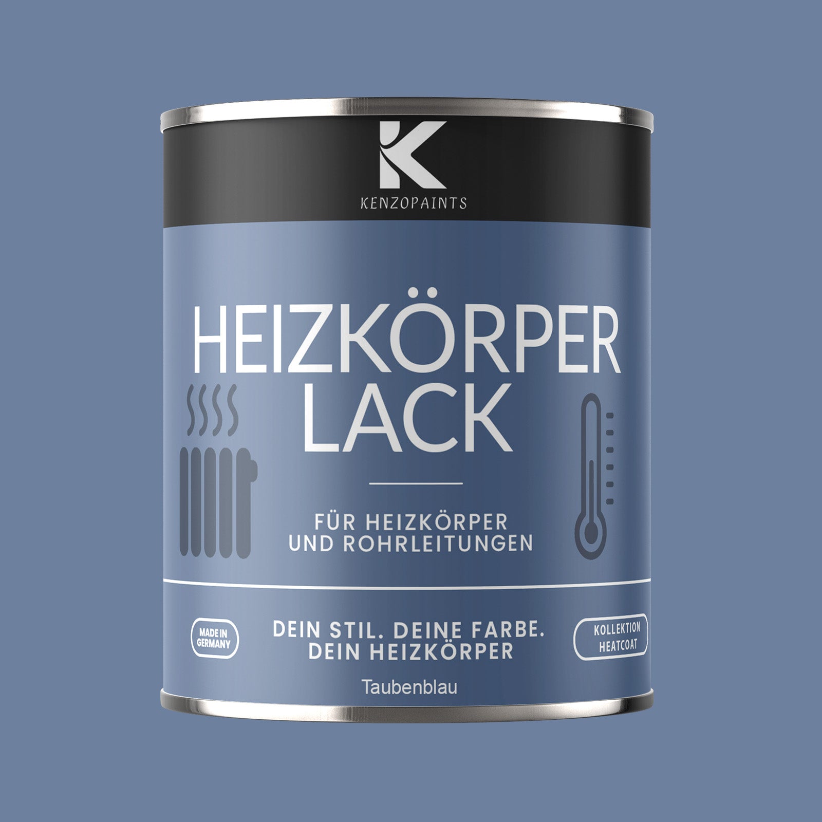 Kenzopaints Heizkörperlack Heizungslack - 750ml - Farbmanufaktur Contura Berkemeier - Farbmanufaktur Contura Berkemeier