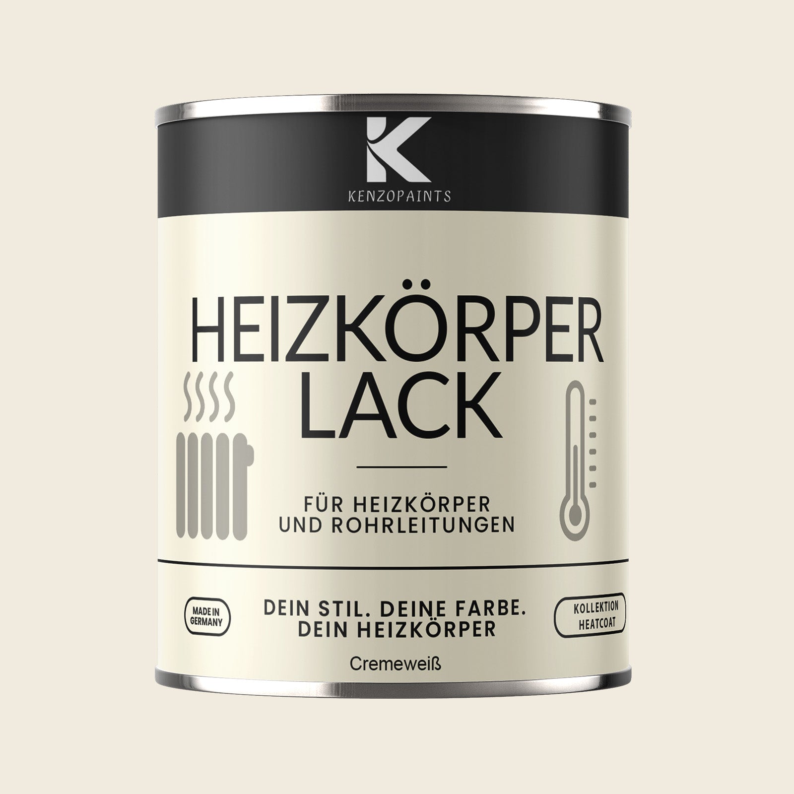 Kenzopaints Heizkörperlack Heizungslack - 750ml - Farbmanufaktur Contura Berkemeier - Farbmanufaktur Contura Berkemeier