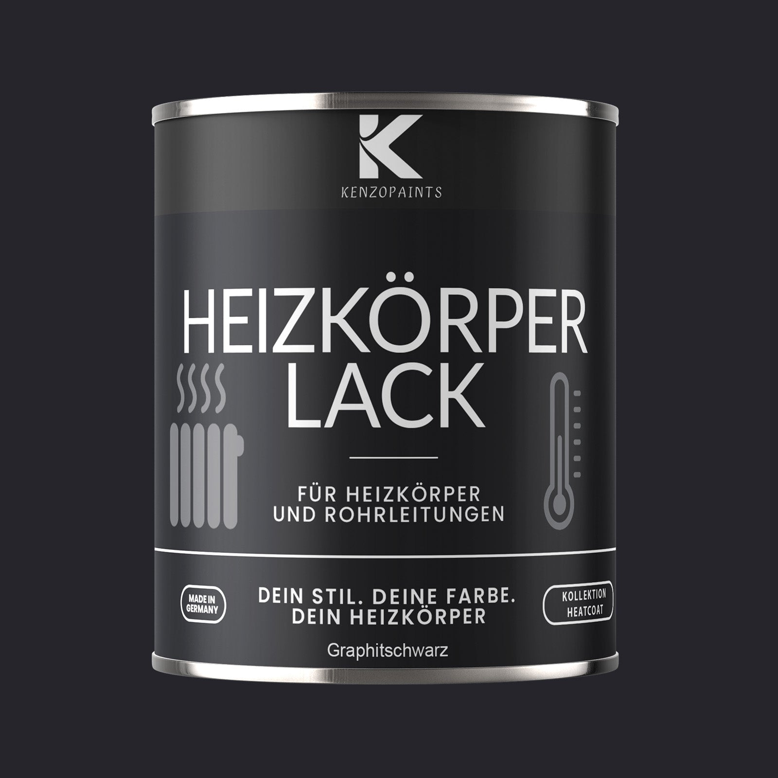 Kenzopaints Heizkörperlack Heizungslack - 750ml - Farbmanufaktur Contura Berkemeier - Farbmanufaktur Contura Berkemeier