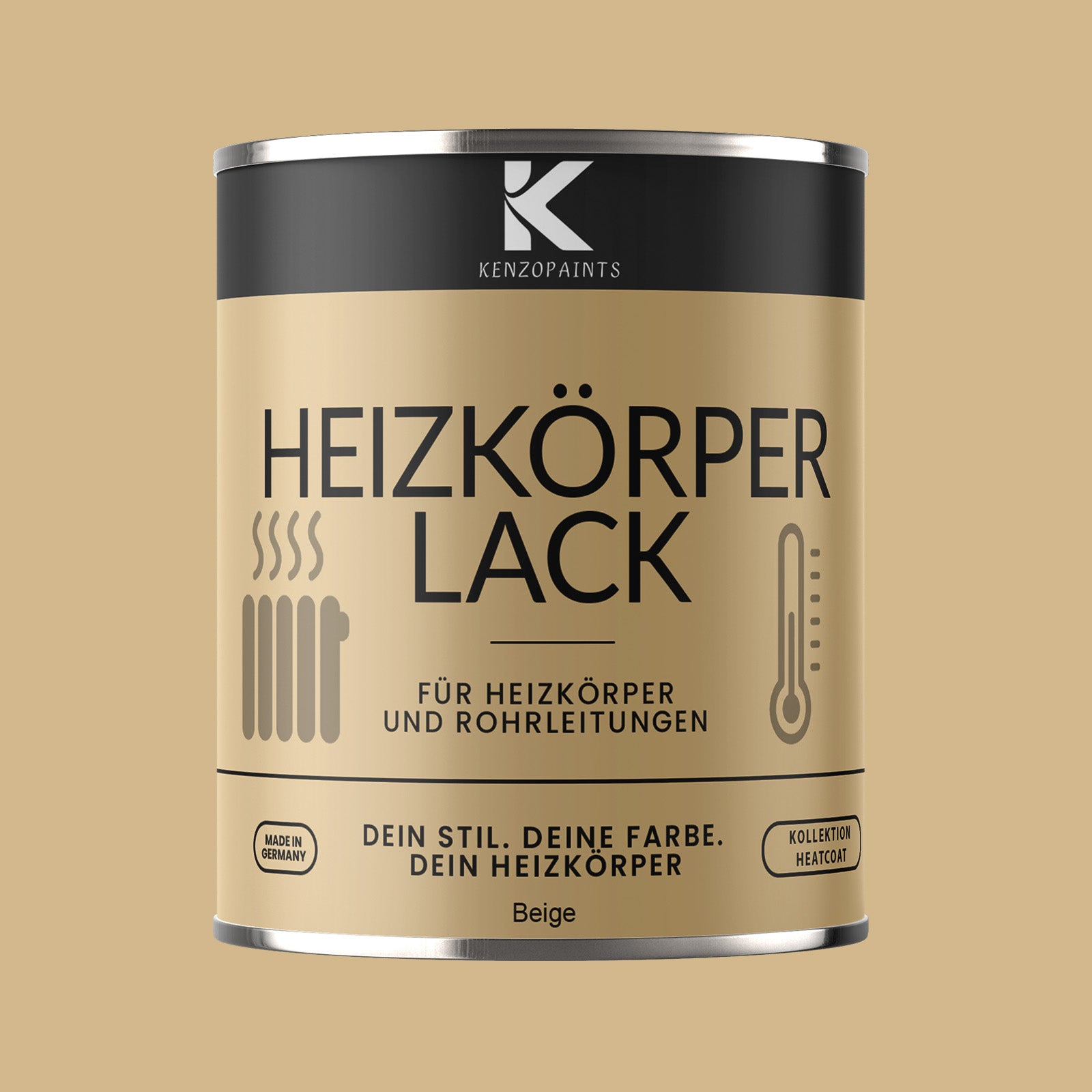 Kenzopaints Heizkörperlack Heizungslack - 750ml - Farbmanufaktur Contura Berkemeier - Farbmanufaktur Contura Berkemeier