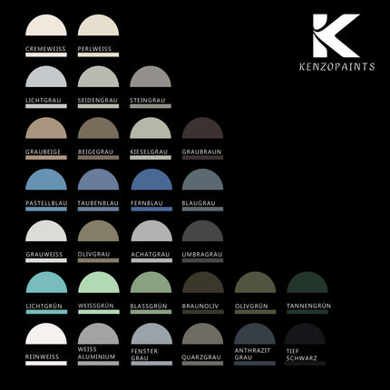 Kenzopaints Fliesenlack Fliesenfarbe - 2,5Liter - Farbmanufaktur Contura Berkemeier - Farbmanufaktur Contura Berkemeier