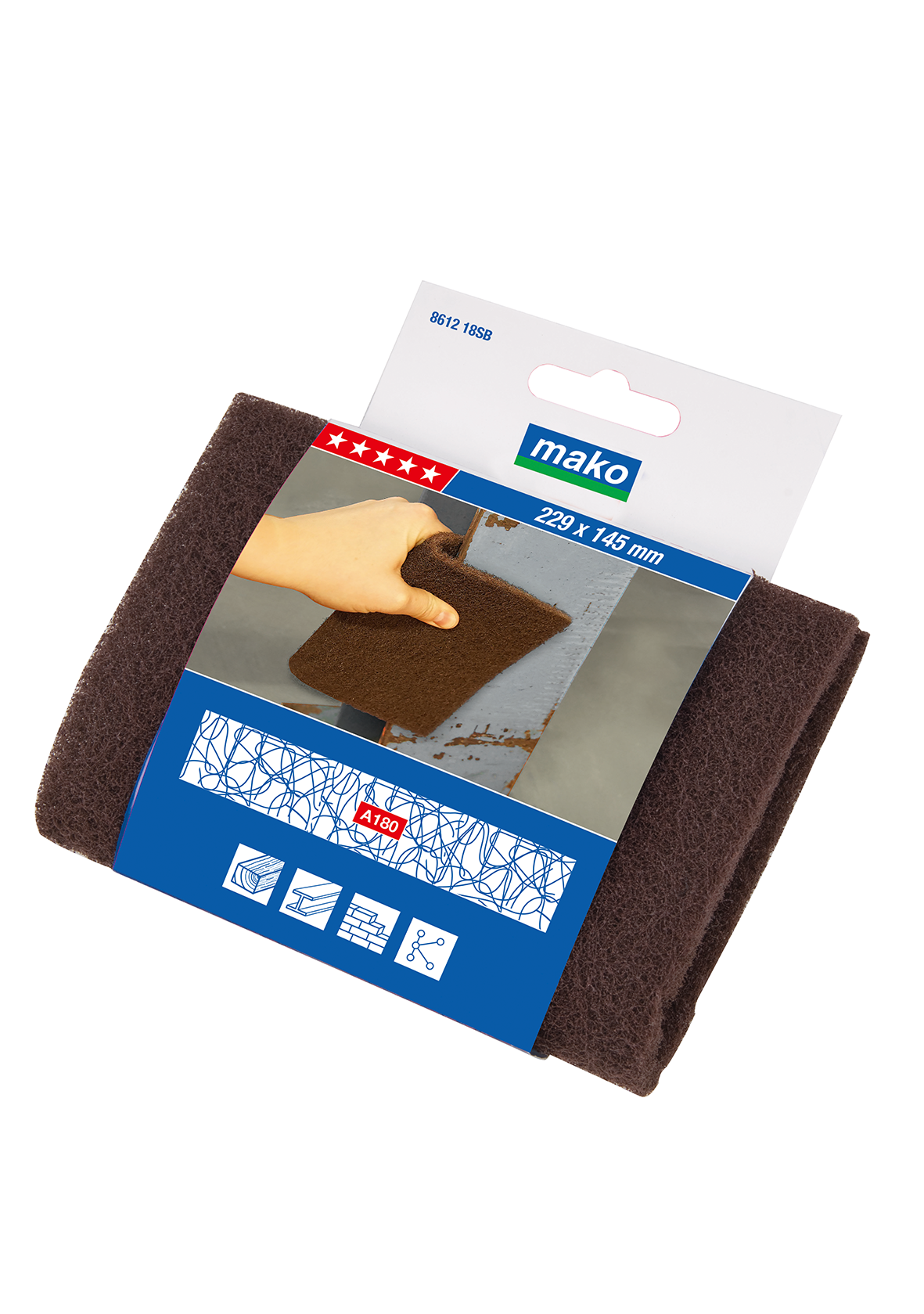 Mako Premium Schleifvlies 229mm x 145mm - Farbmanufaktur Contura Berkemeier - Mako