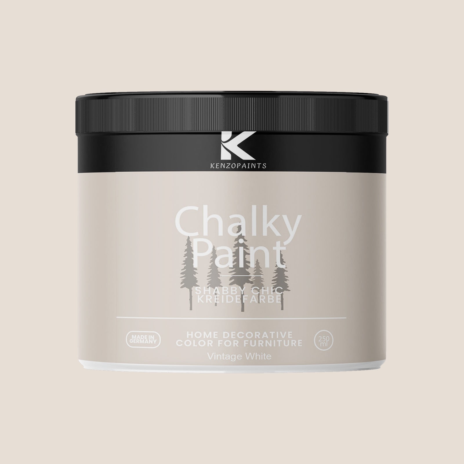 -POS- Kenzopaints Chalky Paint Kreidefarbe - 250ml - Farbmanufaktur Contura Berkemeier - Farbmanufaktur Contura Berkemeier