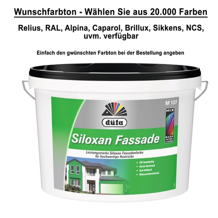 Düfa Siloxan Fassade Fassadenfarbe Mix Wunschfarbton 20.000 Farbtöne - Farbmanufaktur Contura Berkemeier - Düfa