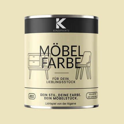 Kenzopaints Möbelfarbe Möbellack Buntlack - 2,5Liter - Farbmanufaktur Contura Berkemeier - Farbmanufaktur Contura Berkemeier