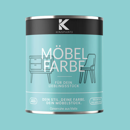 Kenzopaints Möbelfarbe Möbellack Buntlack - 2,5Liter - Farbmanufaktur Contura Berkemeier - Farbmanufaktur Contura Berkemeier