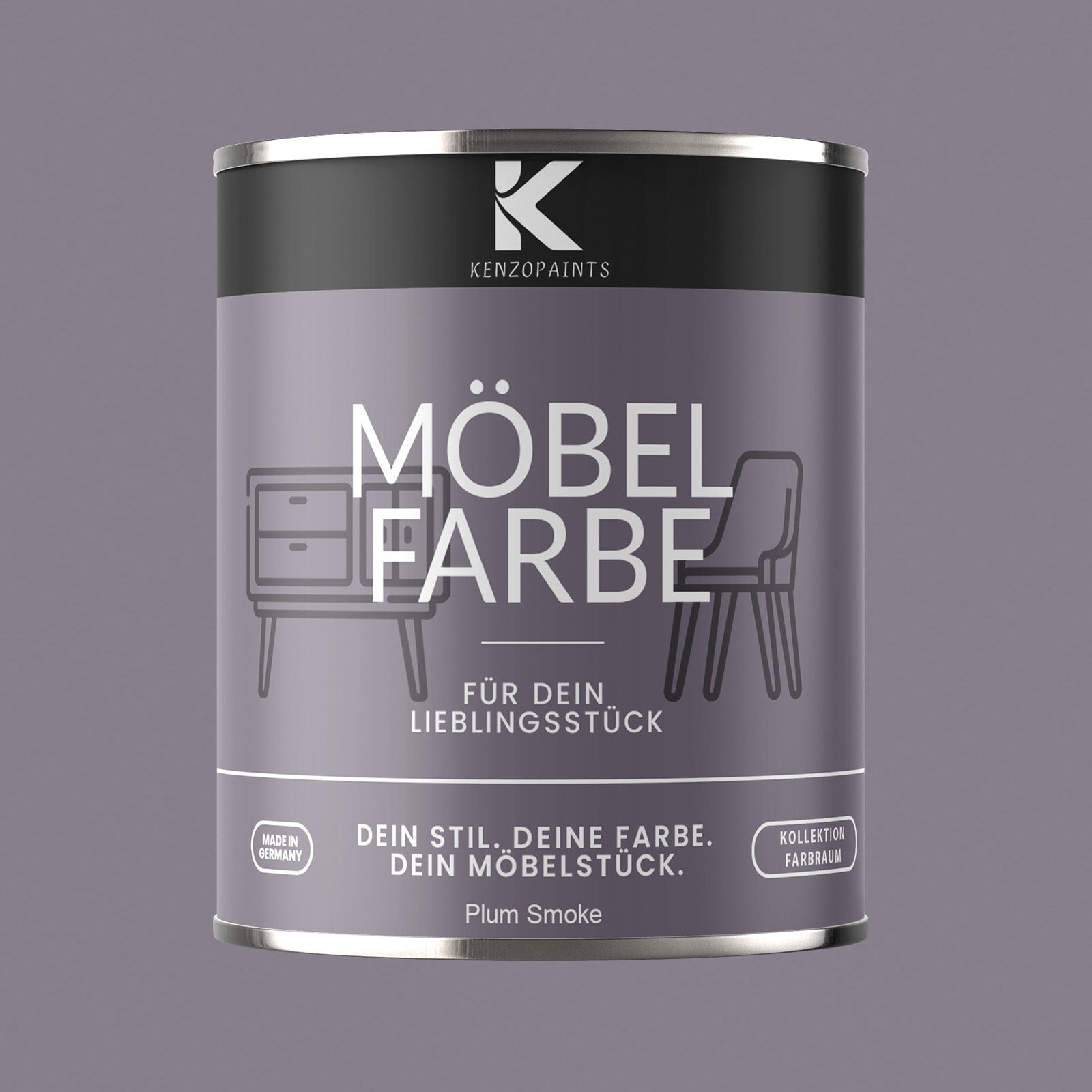 Kenzopaints Möbelfarbe Möbellack Buntlack Farbraum - 750ml - Farbmanufaktur Contura Berkemeier - Farbmanufaktur Contura Berkemeier