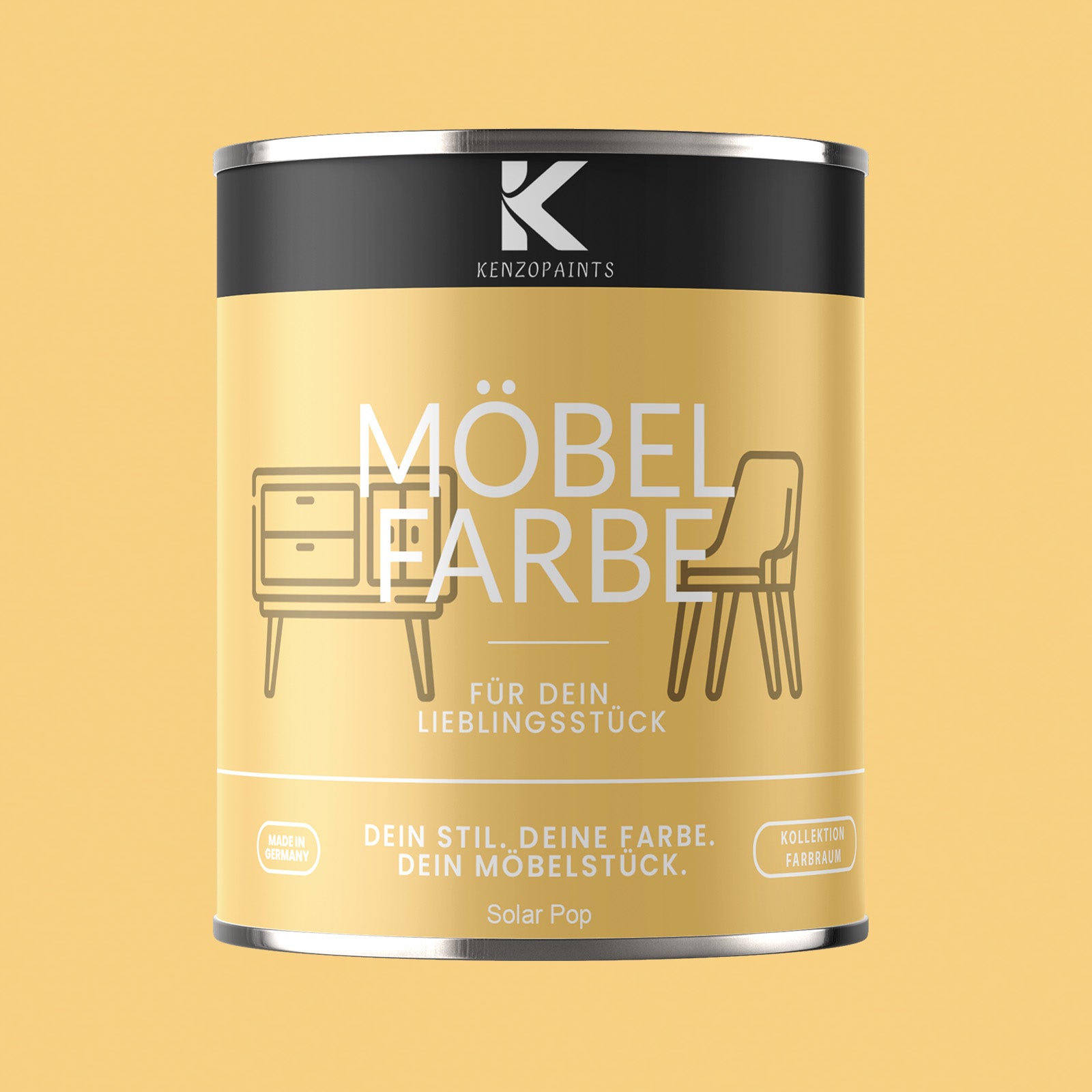 Kenzopaints Möbelfarbe Möbellack Buntlack Farbraum - 750ml - Farbmanufaktur Contura Berkemeier - Farbmanufaktur Contura Berkemeier