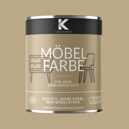 Kenzopaints Möbelfarbe Möbellack Buntlack - 2,5Liter - Farbmanufaktur Contura Berkemeier - Farbmanufaktur Contura Berkemeier
