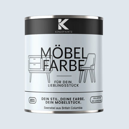 Kenzopaints Möbelfarbe Möbellack Buntlack - 2,5Liter - Farbmanufaktur Contura Berkemeier - Farbmanufaktur Contura Berkemeier