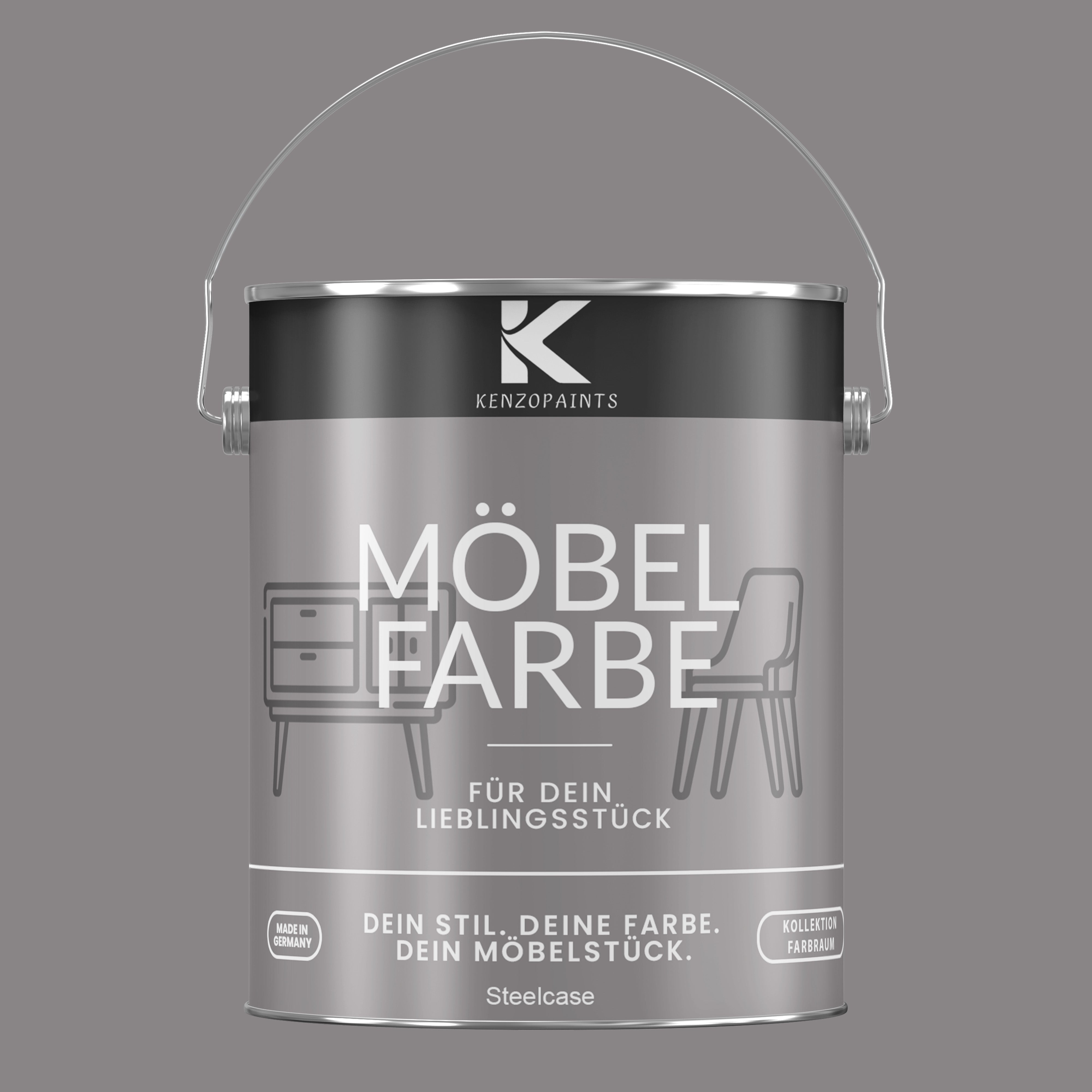 Kenzopaints Möbelfarbe Möbellack Buntlack Farbraum - 2,5Liter - Farbmanufaktur Contura Berkemeier - Farbmanufaktur Contura Berkemeier