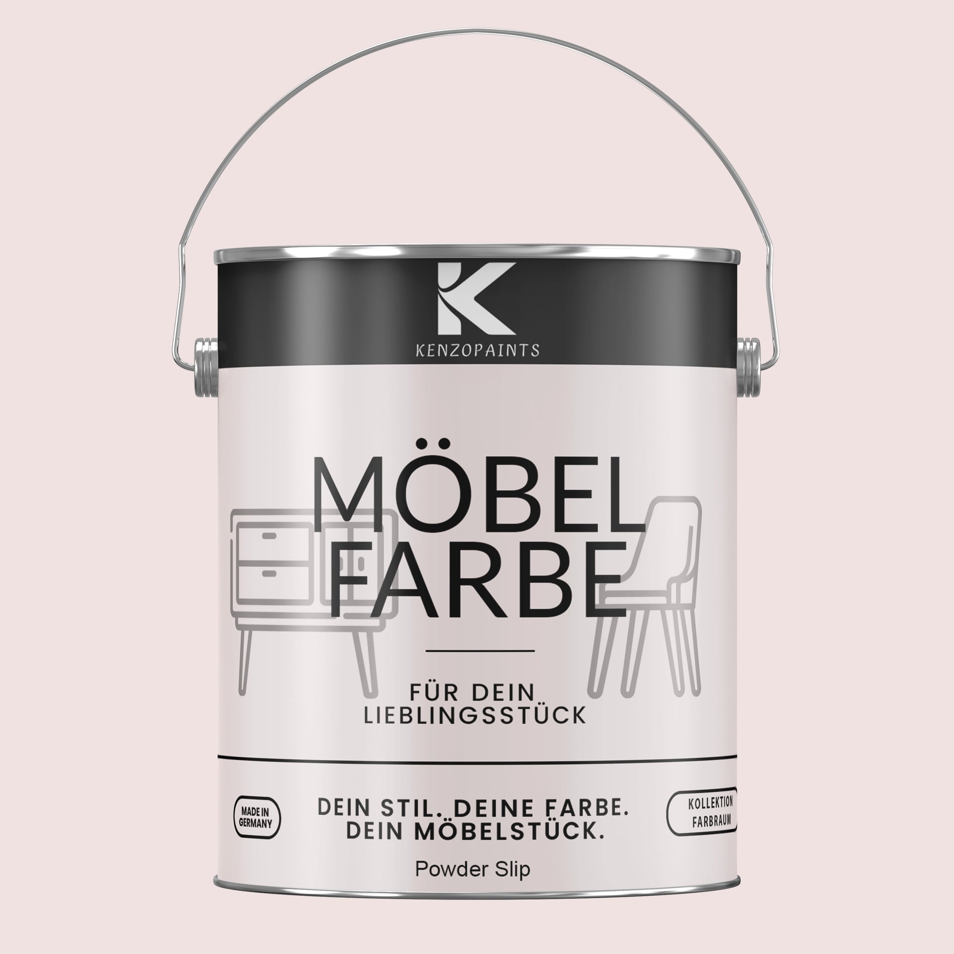 Kenzopaints Möbelfarbe Möbellack Buntlack Farbraum - 2,5Liter - Farbmanufaktur Contura Berkemeier - Farbmanufaktur Contura Berkemeier