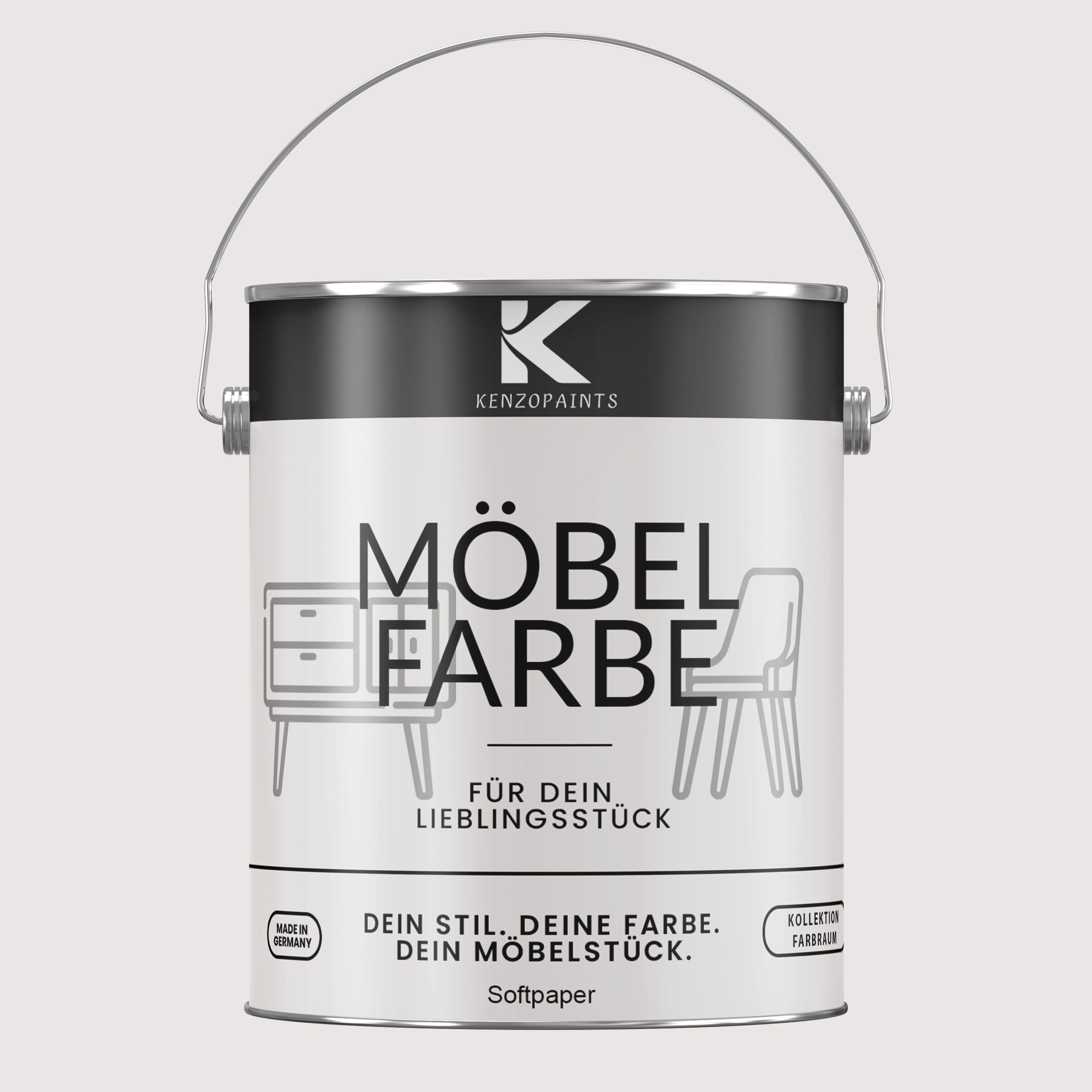 Kenzopaints Möbelfarbe Möbellack Buntlack Farbraum - 2,5Liter - Farbmanufaktur Contura Berkemeier - Farbmanufaktur Contura Berkemeier