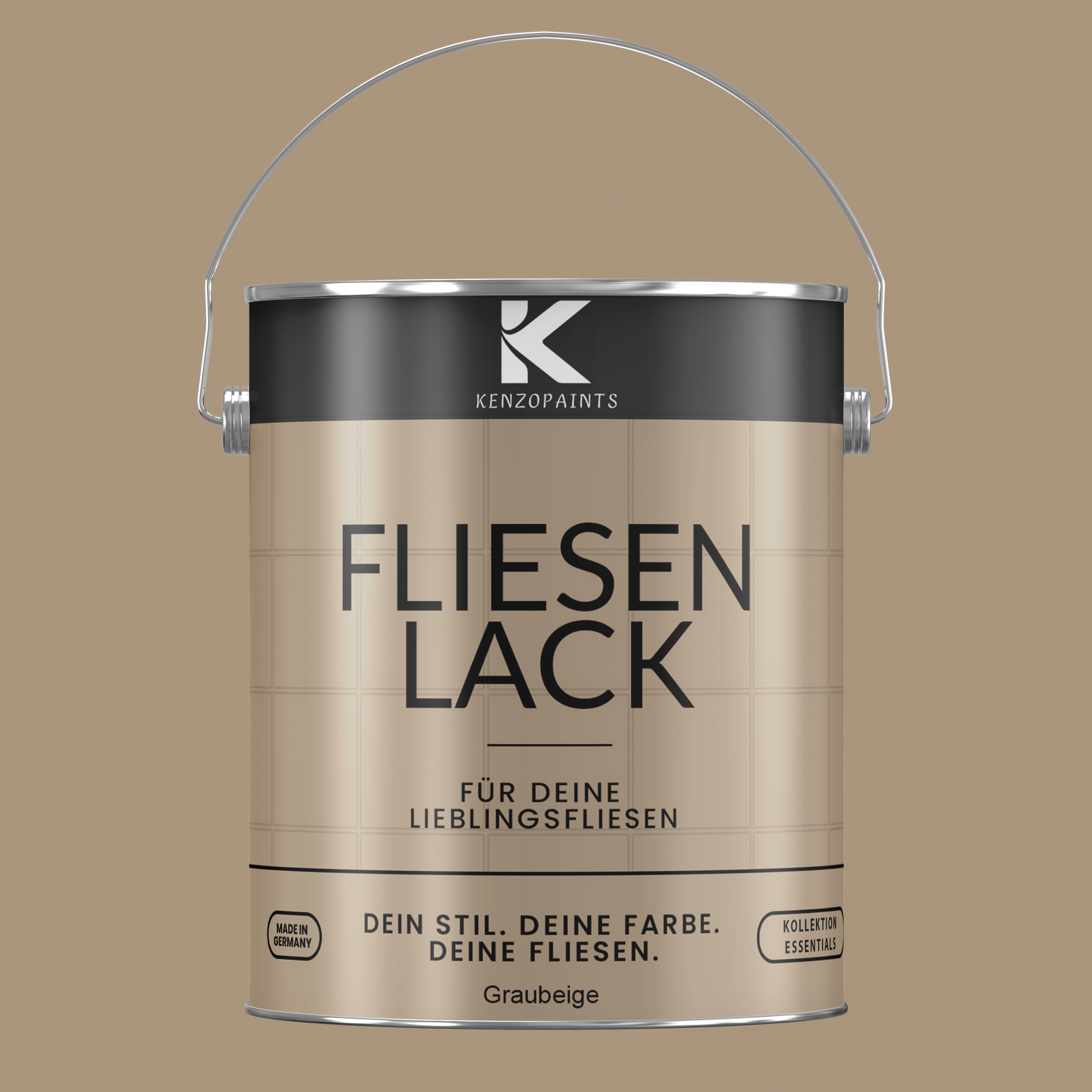Kenzopaints Fliesenlack Fliesenfarbe - 2,5Liter - Farbmanufaktur Contura Berkemeier - Farbmanufaktur Contura Berkemeier
