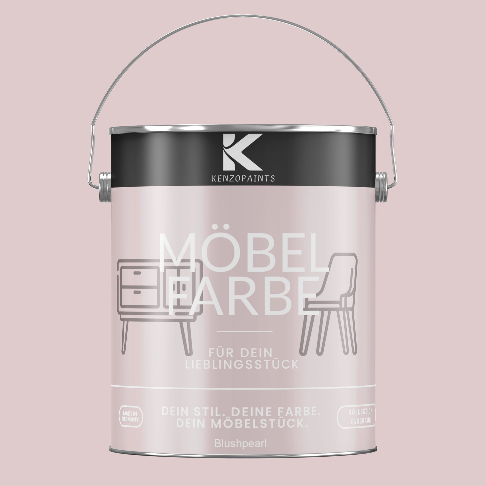 Kenzopaints Möbelfarbe Möbellack Buntlack Farbraum - 2,5Liter - Farbmanufaktur Contura Berkemeier - Farbmanufaktur Contura Berkemeier