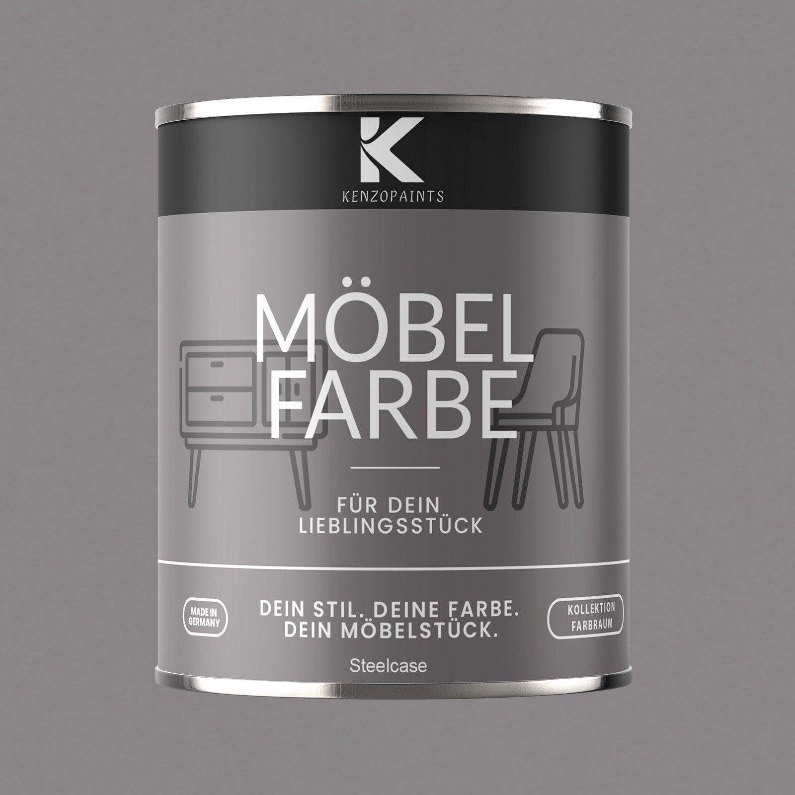 Kenzopaints Möbelfarbe Möbellack Buntlack Farbraum - 750ml - Farbmanufaktur Contura Berkemeier - Farbmanufaktur Contura Berkemeier