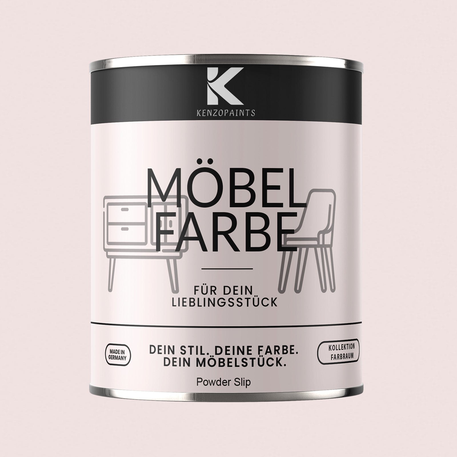 Kenzopaints Möbelfarbe Möbellack Buntlack Farbraum - 750ml - Farbmanufaktur Contura Berkemeier - Farbmanufaktur Contura Berkemeier
