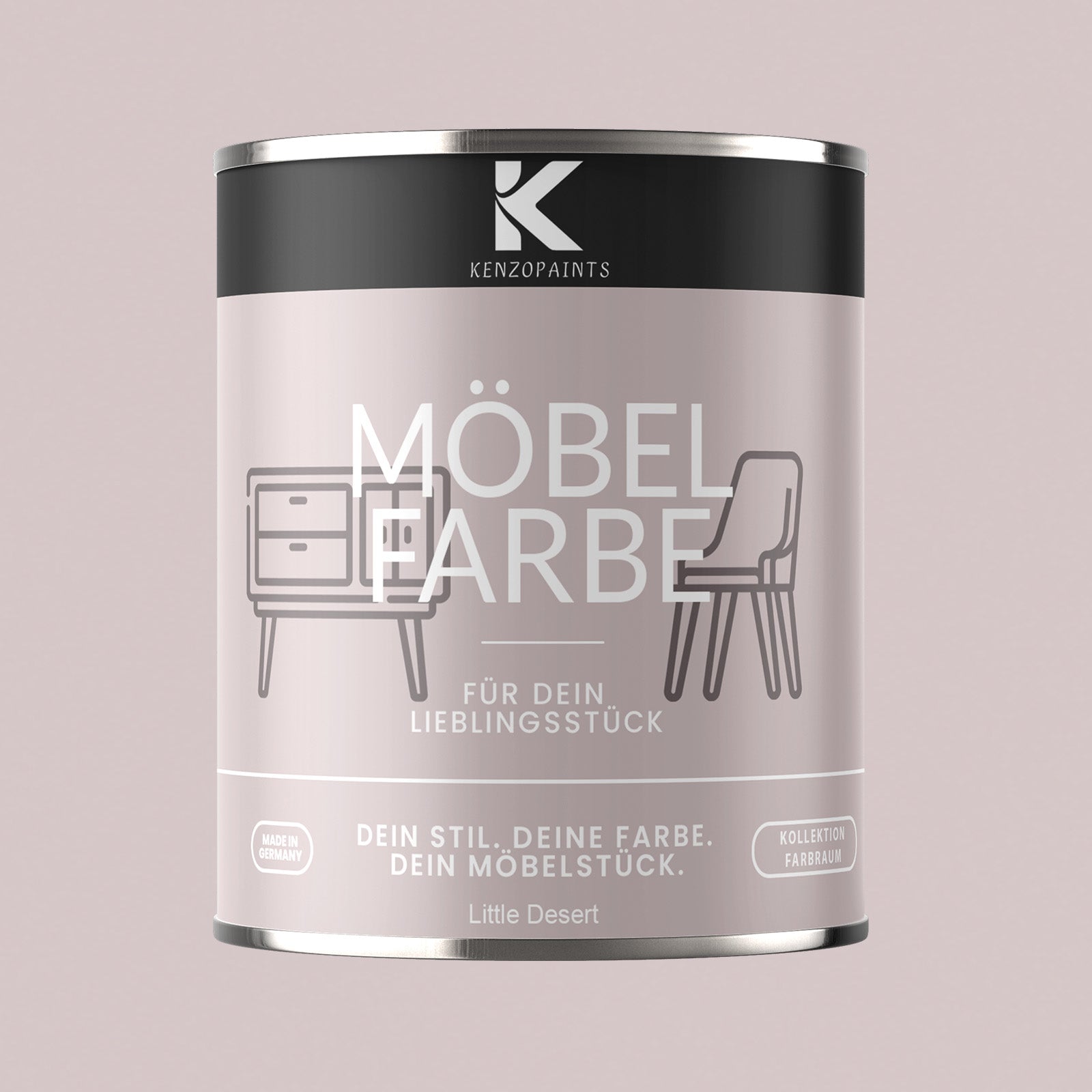 Kenzopaints Möbelfarbe Möbellack Buntlack Farbraum - 750ml - Farbmanufaktur Contura Berkemeier - Farbmanufaktur Contura Berkemeier
