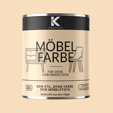 Kenzopaints Möbelfarbe Möbellack Buntlack - 2,5Liter - Farbmanufaktur Contura Berkemeier - Farbmanufaktur Contura Berkemeier