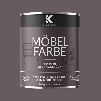 Kenzopaints Möbelfarbe Möbellack Buntlack - 2,5Liter - Farbmanufaktur Contura Berkemeier - Farbmanufaktur Contura Berkemeier