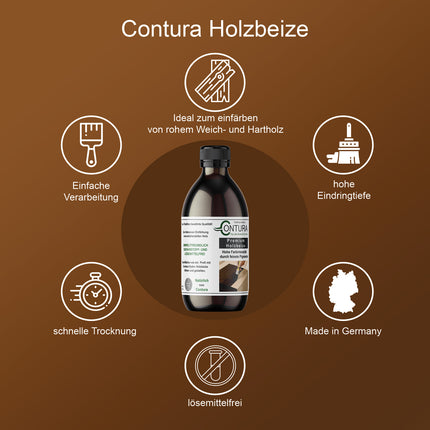 XL - Contura Holzbeize Wasserbeize Möbel Farbe 5L/10L/20L Beize - Farbmanufaktur Contura Berkemeier - Farbmanufaktur Contura Berkemeier