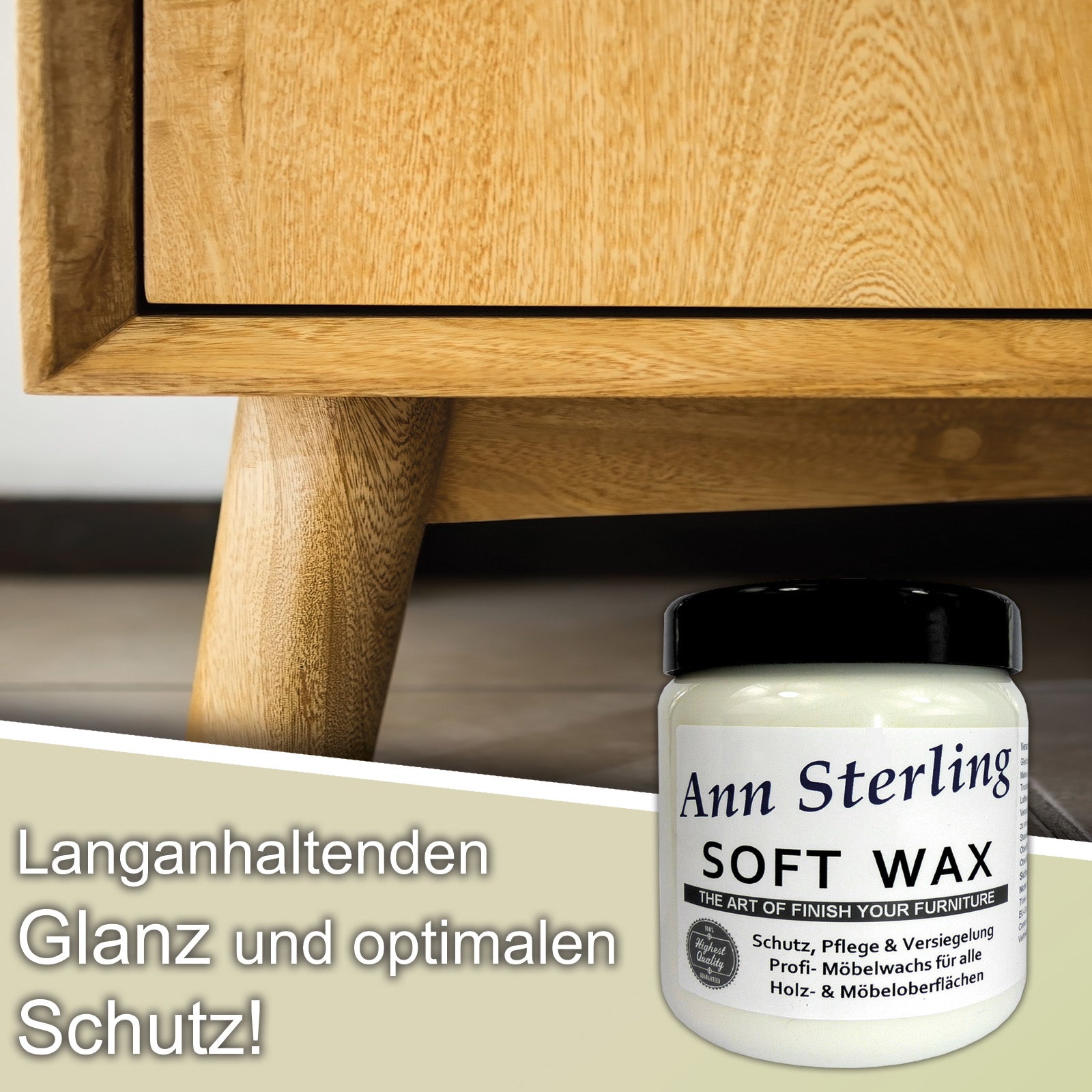 Contura Ann Sterling Soft Wax Holzwachs Möbelwachs Möbelpolitur Bienenwachs - Farbmanufaktur Contura Berkemeier - Farbmanufaktur Contura Berkemeier