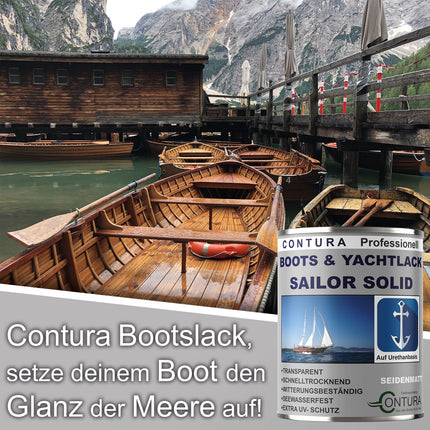 Contura Boots- & Yachtlack Hochglanz Bootslack Holzlack Hartlack Klarlack